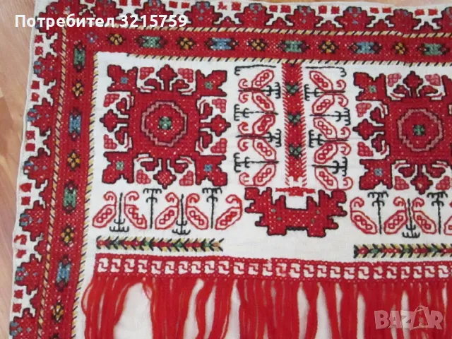 Калъфка за възглавница,ръчна бродерия, фолк мотиви, снимка 2 - Антикварни и старинни предмети - 49741993