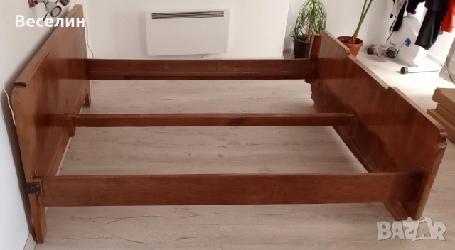 Спалня от дърво за матрак с размери 164х190 см или 160х190 см, снимка 15 - Спални и легла - 52551299