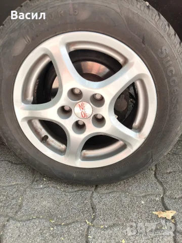 Оригинални лети джанти OZ Racing 15" 5x112 за Mercedes (W124) с гуми 205/60 R15, снимка 11 - Гуми и джанти - 55841861