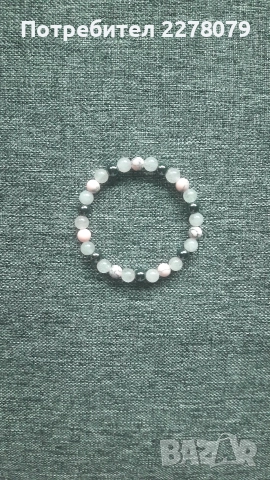 Гривни от различни камъни - ръчна изработка, снимка 13 - Гривни - 44841656