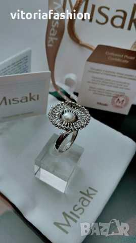 Misaki сребърен комплект колие и пръстен, снимка 6 - Бижутерийни комплекти - 44708553