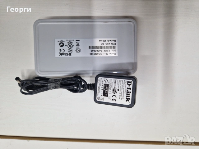 Fast Ethernet суич D-Link GO-SW-8E. , снимка 2 - Суичове - 53847316