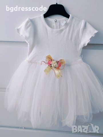 Шаферска рокля с болеро 🌸, снимка 5 - Бебешки рокли - 39459807