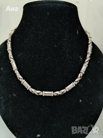 Дамско сребърно колие # 59А, снимка 1