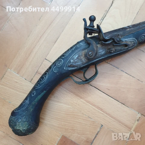 Кремъчен пищов, снимка 8 - Антикварни и старинни предмети - 50934576