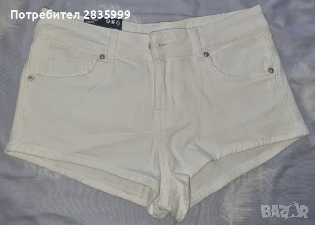 Дънкови къси панталони , снимка 3 - Къси панталони и бермуди - 47557587