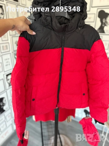 Топъл модел яке в комплект с ръкавички, снимка 10 - Якета - 53149111