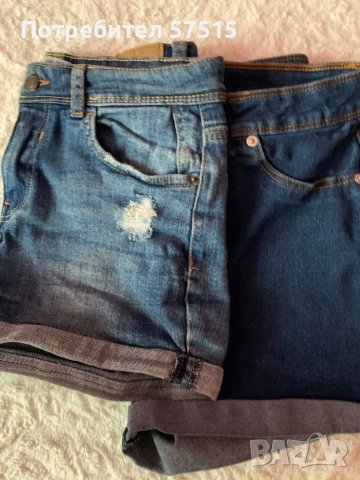 Bershka Terranova Дънкови къси панталони дамски, снимка 9 - Къси панталони и бермуди - 40091821