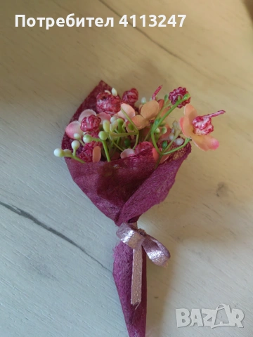Ръчно изработени магнити – мини букети, снимка 3 - Други - 53190183