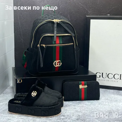 Дамски чехли Gucci - 2 налични цвята Код D964, снимка 6 - Чехли - 47318992