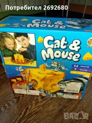 Нова детска настолна игра"Котка и мишка" , снимка 3 - Образователни игри - 50257328
