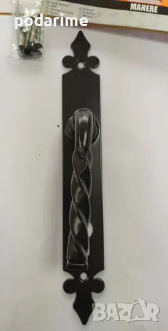 Дръжки с топка, 90 мм, секретни, черни, снимка 2 - Входни врати - 49738686