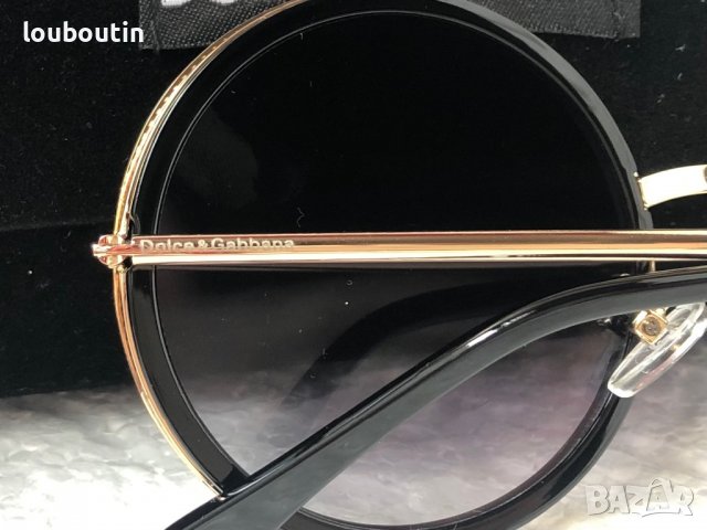 Dolce & Gabbana DG Дамски слънчеви очила кръгли овални , снимка 8 - Слънчеви и диоптрични очила - 38767143