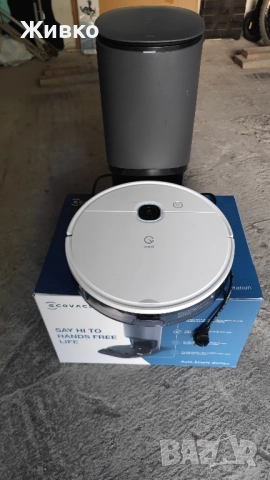 Прахосмукачка робот с почистваща станция Yeedy vac station, снимка 2 - Прахосмукачки - 51658108