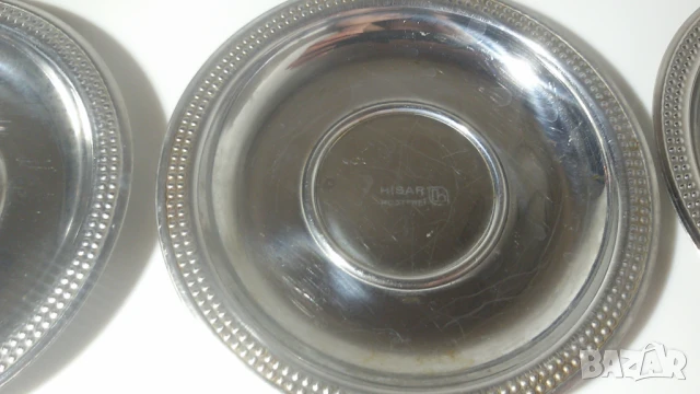 Лот 12 малки чинийки Hisar Rostfrei, снимка 11 - Чинии - 51317270