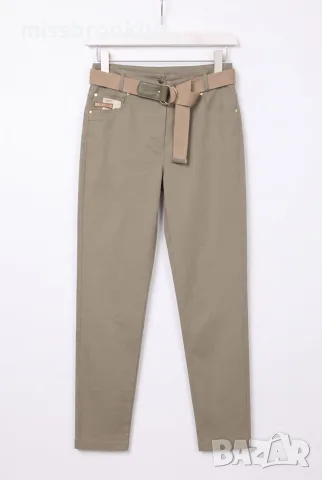 Панталон “Khaki Gravity Belt” – каки панталон с плетен колан арт.8036, снимка 5 - Панталони - 55821274