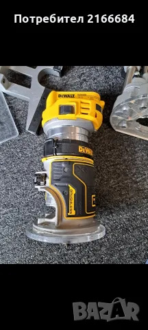 Акумулаторна оберфреза DeWALT DCW600, 18 V,, снимка 3 - Винтоверти - 55826887