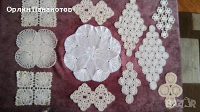 ръчно плетени каренца, снимка 3 - Декорация за дома - 44804256