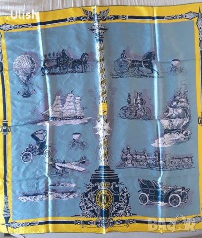 Дамски копринен шал Oscar Rossa, снимка 4 - Шалове - 42716590