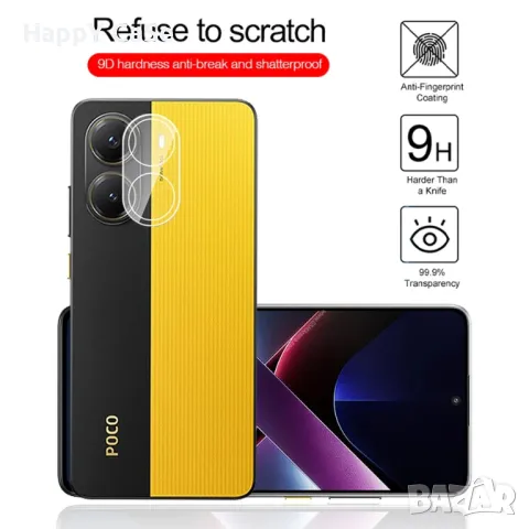 Xiaomi Poco X7 Pro 5G / X7 / 3D 9H Стъклен протектор за камера, снимка 2 - Фолия, протектори - 48839404