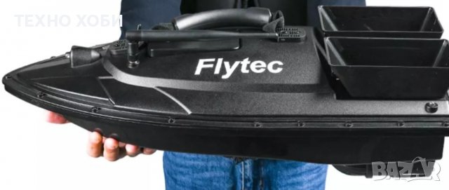 Лодка за захранка Flytec 2011-5 RC BaitBoat, Бонус Сонар Лъки,зарядно за кола 2 ч. Перки, снимка 5 - Такъми - 39724549