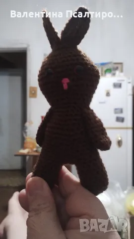 Зайче амигуруми 