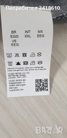 Hugo Boss Parlay Pique Cotton Mens Size 2XL  НОВО! ОРИГИНАЛ! Мъжка Тениска!, снимка 15 - Тениски - 50191435