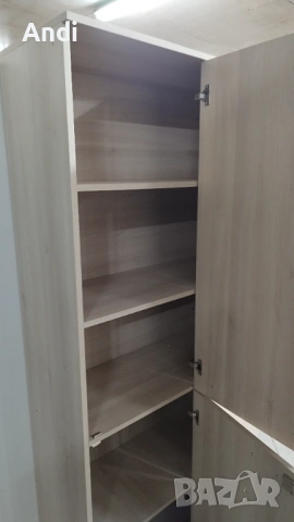 Гардероб с рафтове 93/204/40 - 5 рафта за ъгъл с две врати, снимка 4 - Гардероби - 53135810