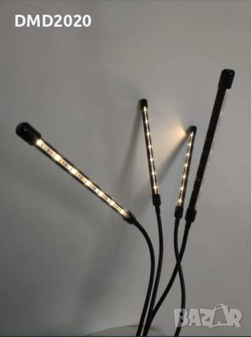 Настолна лампа с щипка, LED
