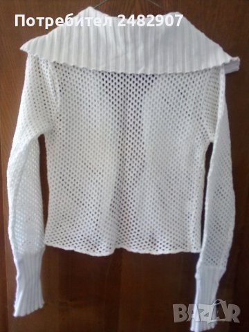 Дамска мрежеста жилетка, снимка 3 - Жилетки - 41664359