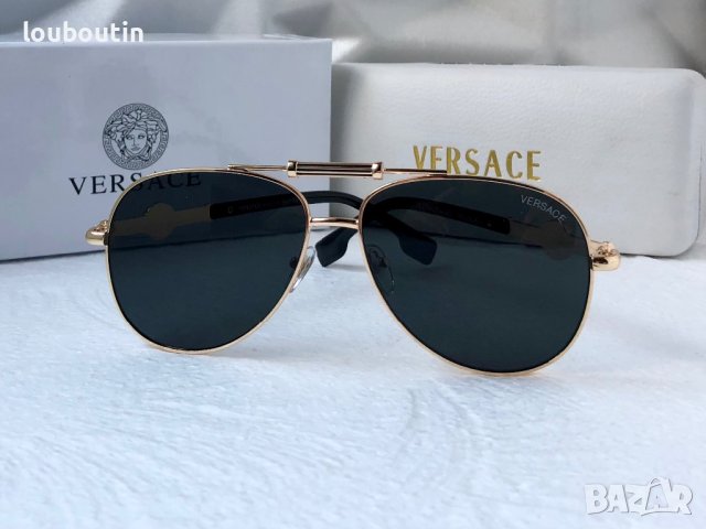 Versace VE2236 мъжки слънчеви очила авиатор унисекс дамски, снимка 10 - Слънчеви и диоптрични очила - 41939999