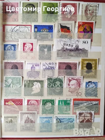 Класьор с марки/Германия/ 970 бр. К.3, снимка 4 - Филателия - 56222799