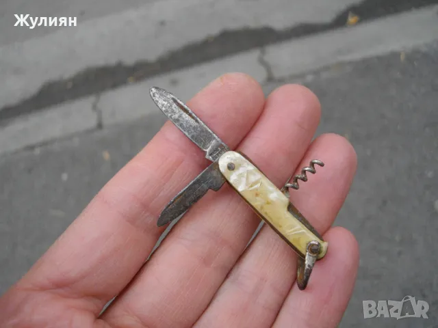 КОЛЕКЦИОНЕРСКО МИНИ ДЖОБНО НОЖЧЕ GERMANY , снимка 3 - Антикварни и старинни предмети - 48130205