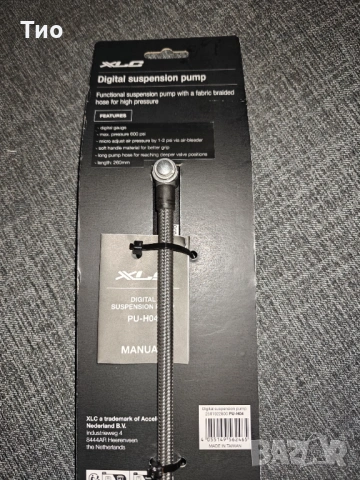 Дигитална помпа за вилки и шокове, XLC, нова, велосипедна, за окачване, снимка 4 - Аксесоари за велосипеди - 53872972
