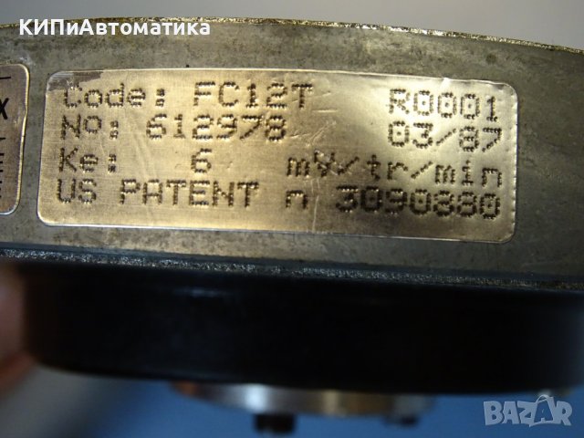 тахогенератор Alsthom Parvex FC 12T R0001 generator tachometer, снимка 6 - Резервни части за машини - 40196497