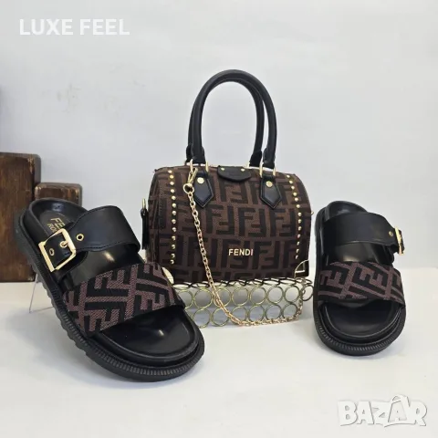 Fendi 🔥Дамски Чехли 36-41, снимка 2 - Чехли - 55964291