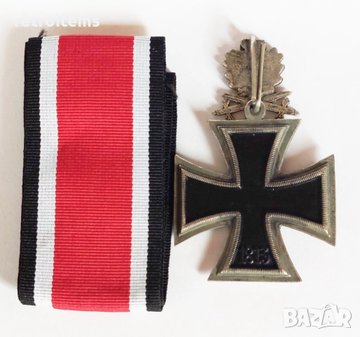 WW2 3 Райх, Рицарски кръст с дъбови листа и мечове, снимка 6 - Антикварни и старинни предмети - 51990876