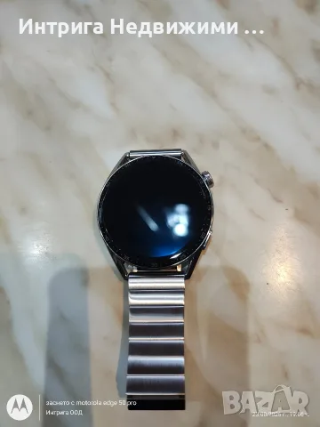 
Смарт часовник Huawei Watch GT 3 (46mm) – Пълен комплект в отлично състояние
, снимка 10 - Мъжки - 55779872
