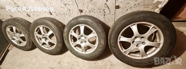 Зимни / стоманени джанти.  За Honda CRV III.  В много добро състояние. Без никакви наранявания. , снимка 6 - Гуми и джанти - 55735438