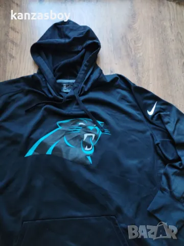 nike carolina panters - страхотно мъжко горнище 2ХЛ, снимка 2 - Спортни дрехи, екипи - 49393809