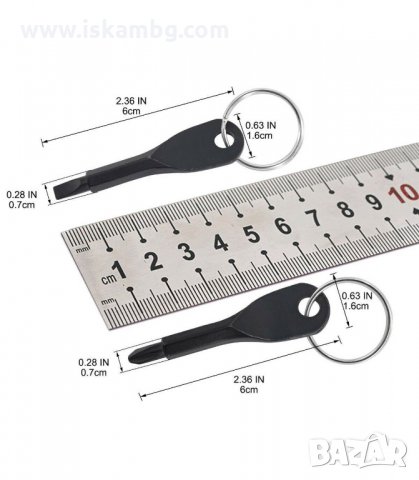 ПРАКТИЧЕН КЛЮЧОДЪРЖАТЕЛ С ДВЕ ОТВЕРТКИ С ФОРМА НА КЛЮЧ - код 2976, снимка 3 - Отвертки - 33904717