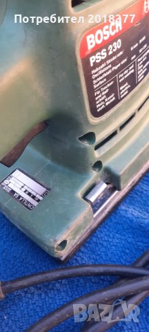 BOSCH PSS 230 - вибро шлайф , снимка 2 - Други инструменти - 39134360