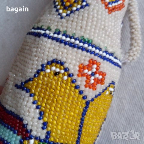 Шише от мъниста., снимка 2 - Антикварни и старинни предмети - 53843343