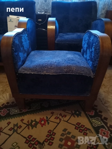 старинни канапета и табуретки, снимка 4 - Антикварни и старинни предмети - 52321181