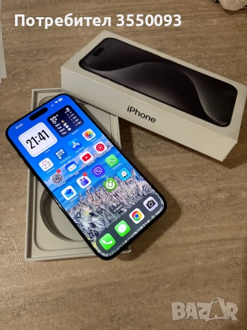 iPhone 15 pro max в гаранция , снимка 3 - Apple iPhone - 52863100