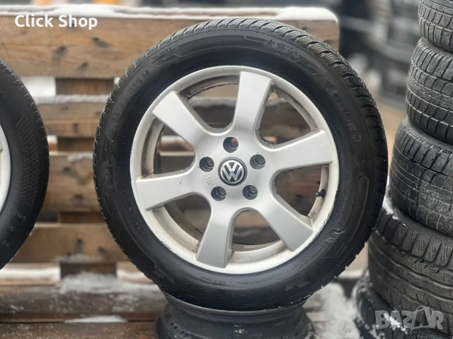 5х112 Джанти 16 цола VW Голф Кади Пасат Тоуран 5x112 Passat Caddy Golf, снимка 3 - Гуми и джанти - 53101528