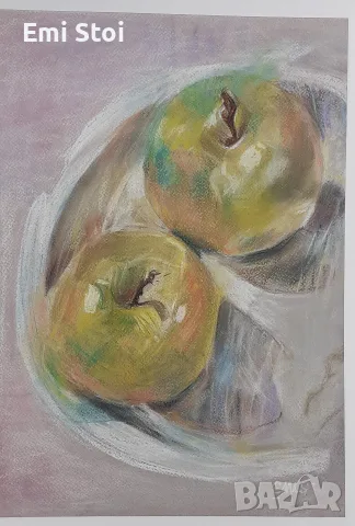 Картина с 2 ябълки 