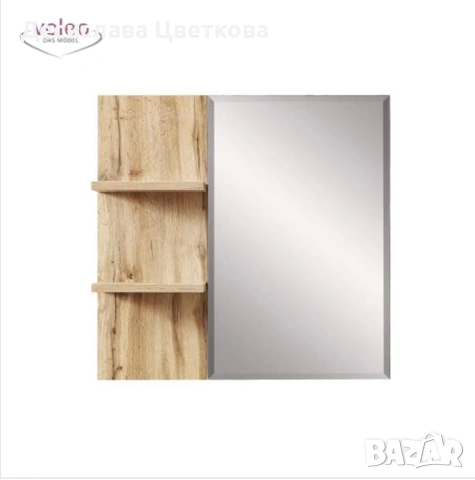 ПАНО С ОГЛЕДАЛО И РАФТОВЕ ЗА АНТРЕ ЛУУП 80/17/78 СМ VOLEO