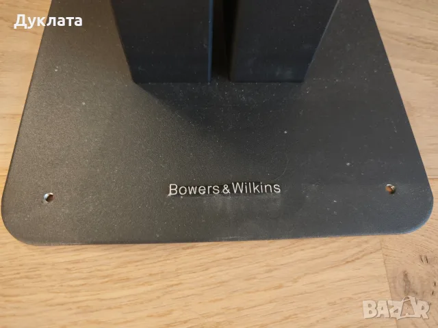 Продавам стойки за букшелф колони на марката Bower's & Wilkins с размери:24 см на 30см в основата , , снимка 3 - Тонколони - 56126587