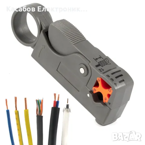 Устройство за сваляне на изолация за коаксиални кабели на антени